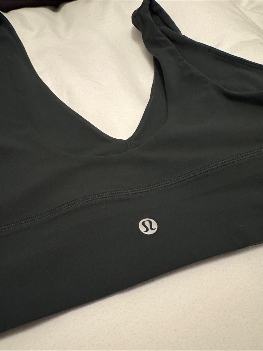 lululemon athletica deep green V-Neck Wireless Bralette